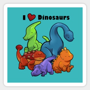 I ♥ Dinosaurs Magnet